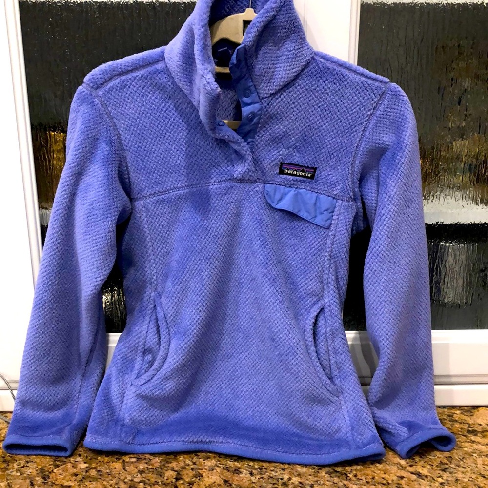 Patagonia fleece in periwinkle size xs